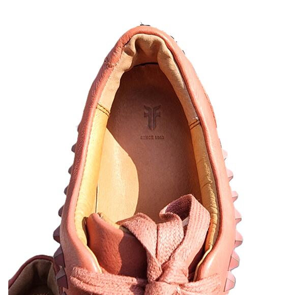 Frye Ivy Deco Stud Premium Leather Low Top Sneaker 9 - Picture 6 of 10